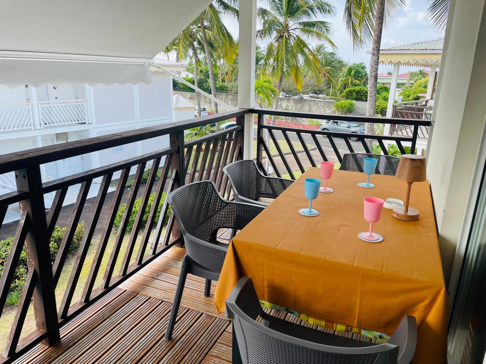 Ticarbets T3 - Residence Manganao - En Bord De Plage سانت فرانسوا المظهر الخارجي الصورة